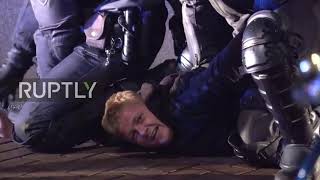 Netherlands: Several arrested as anti-COVID restrix protest in Rotterdam turns violent