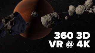 360 3D Immersive Planetary Flyby