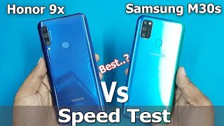 Honor 9x vs Samsung Galaxy M30s Speed Test / Comparison || Antutu Benchmark Scores | Best..?