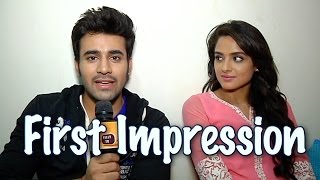 Pearl and Asmita aka Abeer and Meher of Badtameez Dil talk about their first impression