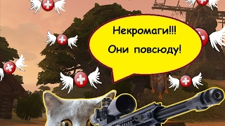 Аллоды Онлайн. Двойное БГ, Нашествие Некромагов и Кошачий Снайпер.