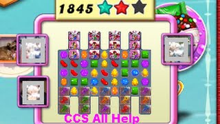 Candy Crush Saga Level 1845 NO BOOSTERS