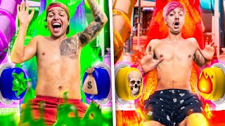 3 TOBOGANES MISTERIOSOS SOLO 1 TE SALVARÁ !!