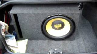 Helix 1000.2 & Audio System X-ION 15-1000 @ Renault 19 part1