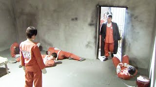 獄霸欺負集中營新人，10打1要給他下馬威，哪想到反被狠狠教訓！ ️ 抗日