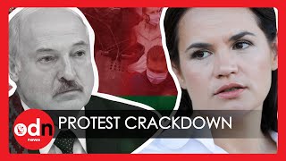 Chaos! Police Fire Stun Grenades at Anti-Government Protesters in Belarus