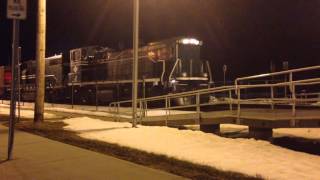 New York & Atlantic Railway MP15 151 and GP38 268 take the RS 51 through Deer Park