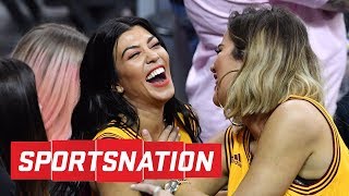 'Keeping up with the Kardashians' films during Cavaliers practice | SportsNation | ESPN