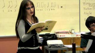 Goth Singing Italian Opera (Performance Rehearsal)