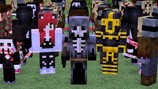 EL CHAMÁN INVOCA AL EJÉRCITO ANTI-CREEPYPASTAS EN MINECRAFT TROLL ?