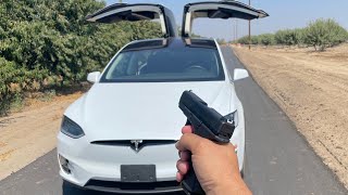 will a Tesla X windshield stop a bullet?
