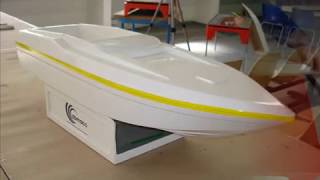 Processo de Infusão convés " The best case II" Resin infusion deck boat