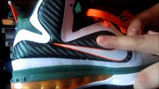 Nike Lebron 9 Miami Hurricane Sneaker Review W/ @DjDelz & Guest Consequence