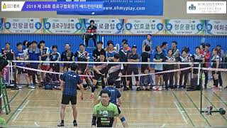 남복 2,30 D초 예선 8조| (성균관클럽) 서명식/전태환 vs (연우클럽) 진영광/고현진[제28회 종로구협회장기 배드민턴대회]