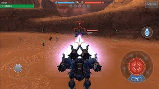 War Robots Rhino Lancelot Bulgasari Galahad Gareth vs Spectre and Shocktrain