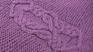 Араны спицами для кардигана: 4 краткий МК. Красивый аран спицами. Араны спицами