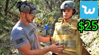Wish.com SCAM!!! Testing Their Crazy Cheap Chinese Body Armor...