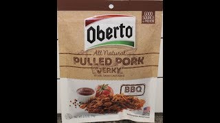 Oberto All Natural Pulled Pork Jerky BBQ Recipe Review