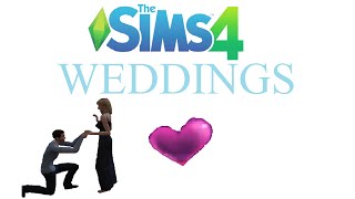 The Sim 4 How to: Weddings, wedding interactions, & eloping