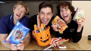 HALLOWEEN CANDY MUKBANG! FT DAVID DOBRIK AND JASON NASH