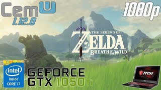 The Legend of Zelda: Breath of the Wild MSI GL62M 7REX | 1080p Custom Settings | FRAME-RATE TEST