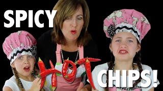 SPICY VERY HOT TAKIS XPLOSION chips taste test with our Grandma! Chilli pepper and cheese chips