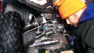removing my winch from my 2010 polaris sportsman 850 xp.