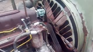 Engine from btr-50, zil d470 or pt-76 - V-6b started (ZIL-157, T-55 half-engine)