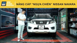 Chăm sóc "chiến binh" Nissan Navara - Nâng cấp đèn pha, dán phim cách nhiệt...