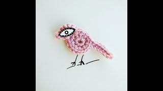 Птичка крючком | Crochet Bird tutorial