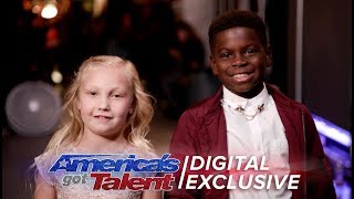 Elimination Interview: Artyon & Paige Thank America For Their Support - America's Got Talent 2017