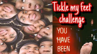 TICKLE MY FEET CHALLENGE (MUST WATCH) !!!