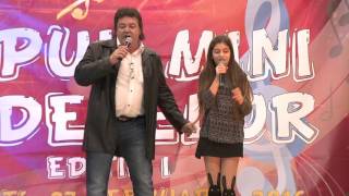 MAESTRUL ADRIAN ROMCESCU & MINI VEDETA DENI DAVIDESCU LA "TOPUL MINI VEDETELOR"
