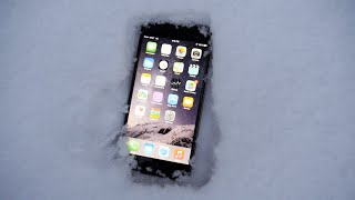 iPhone 6 Plus Buried in Snow - Will it Survive?