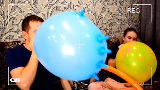 Челлендж вызов принят ? Надуй и лопни перчатку за минуту ? Воздушные шарики ? Надутая перчатка