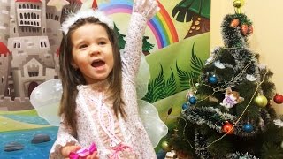 Детский влог Ника наряжает елку на Новый год Превращается в кошечку, лисичку, фею