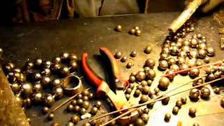 Создание винограда декоративного из шариков #1 /Creating a grape decorative from balls