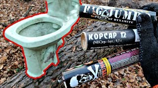 ✅?ТУАЛЕТ + ПЕТАРДЫ????Взрываем Петарды в Туалете?Петарды vs Туалет?МОЯ Пиротехника