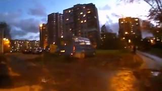 СКУТЕР ДИОДНЫЙ СВЕТ ФАРА И  ДХО ДИОД  ВКЛ ПОСТОЯННО+ отрожатель света в низ