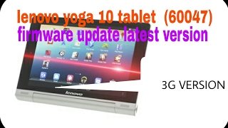 lenovo yoga tablet 10 system update