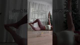 Slow & intentional movements for the win ???? #shorts #fitnessmotivation #workoutfromhome #workout