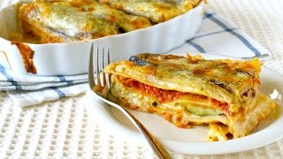 How to Make Healthy Lasagna using Vegetarian Meat Sauce (Recipe) ベジタリアンミートソースを使ったヘルシーなラザニアの作り方 (レシピ)
