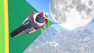 БЕСКОНЕЧНЫЙ ВОЛРАЙД ОТ ЛУНЫ ДО ЗЕМЛИ НА БАЙКАХ В GTA 5 ONLINE! (ГТА 5 ГОНКИ)