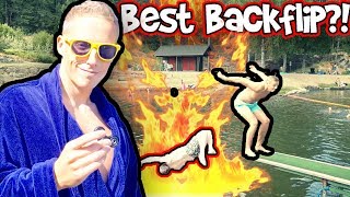 ?BACKFLIP CHALLENGE ?ROB VS MARTIN? - ITS GONNA BE LIT?