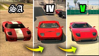 BULLET GT in GTA Games Over the YEARS (Evolution)