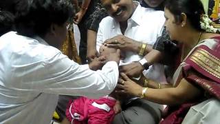 EAR RINGS TO SRUTHI AT TIRUPATHI