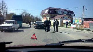 ДТП в Бахчисарае военные въехали в ГАИ.