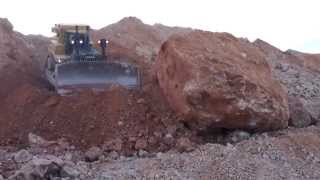 D10T pushing a gigantic rock!