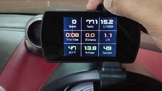 [GearBest.com] P12 Smart OBD Head Up Display For Car Dash