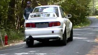 Alex Grabau's Lancer Evolution II Hillclimber- Worst launch of all time.